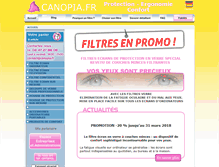 Tablet Screenshot of canopia.fr